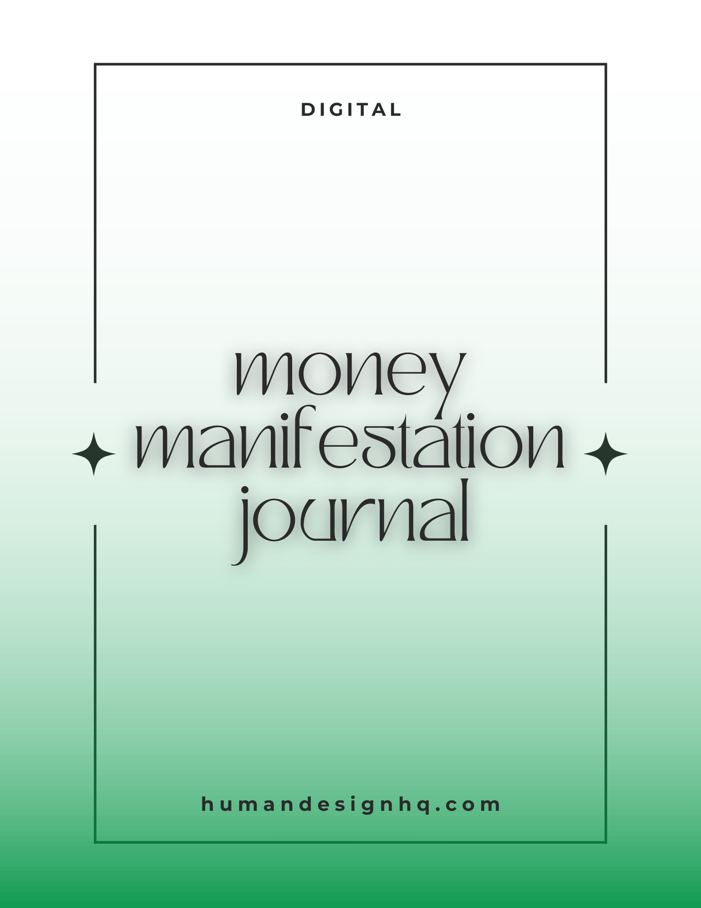Money Manifestation Journal | Digital Guided Abundance Workbook