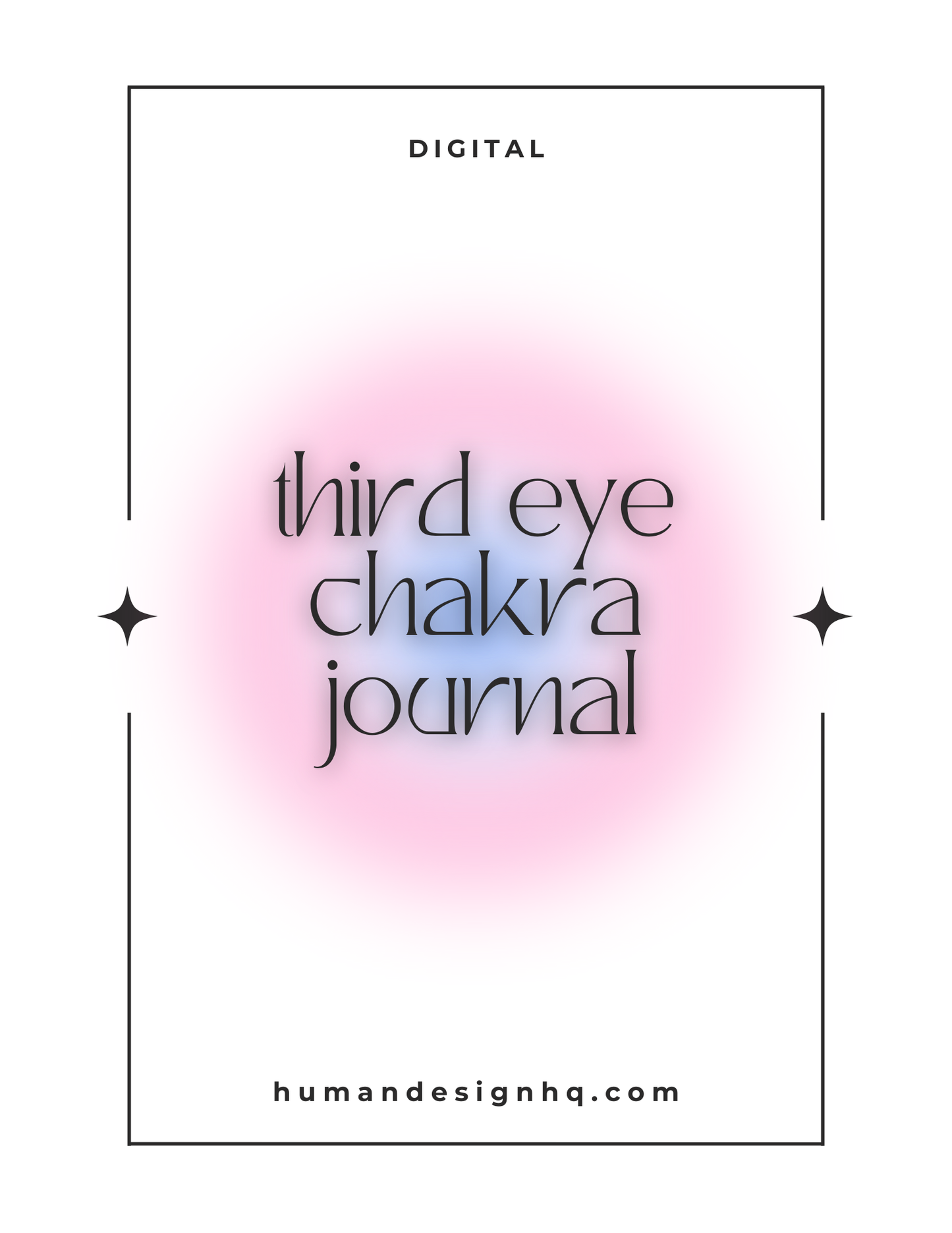 Third Eye Chakra Journal | A Guided Space for Intuition & Inner Wisdom