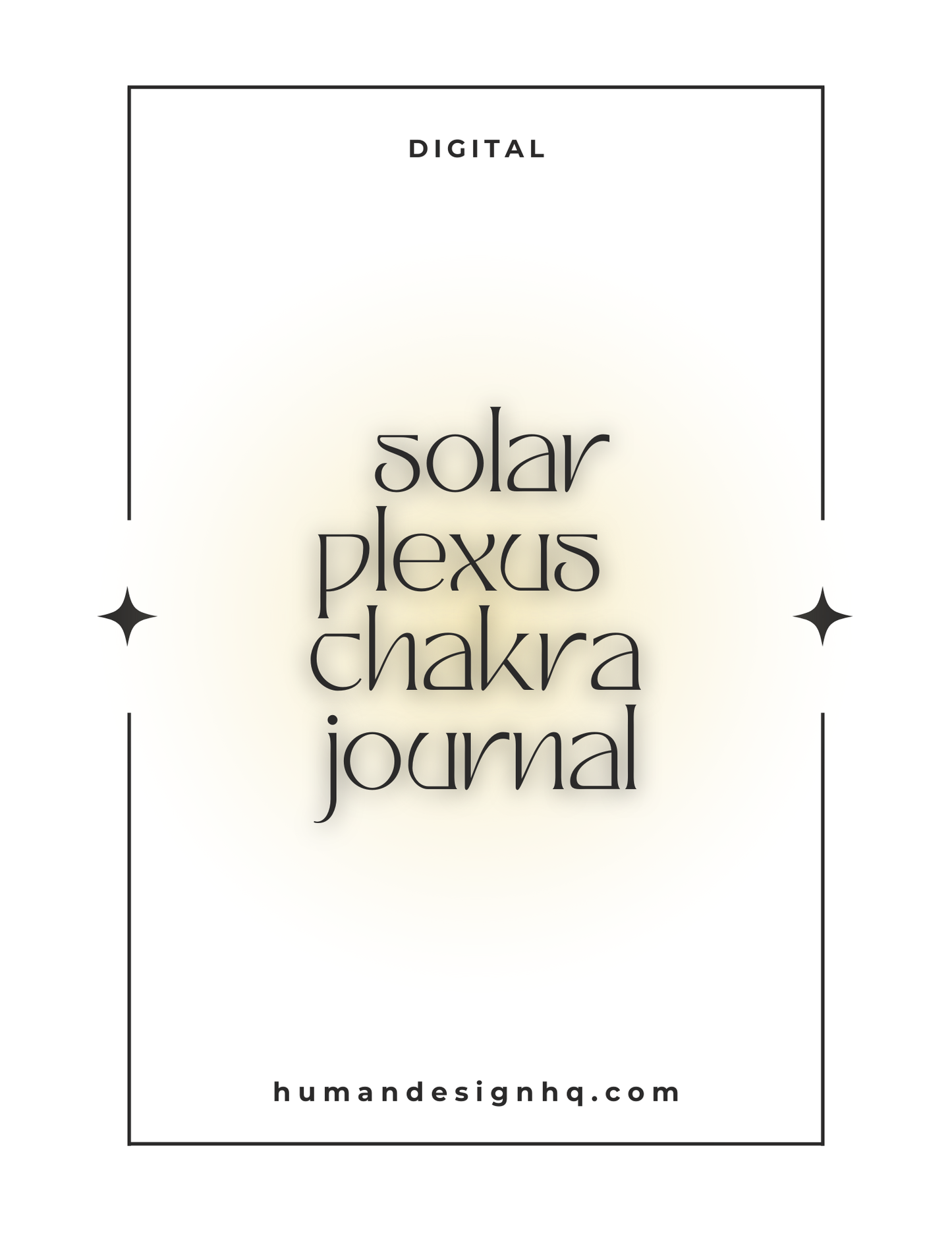 Solar Plexus Chakra Journal | A Guided Space for Confidence & Personal Power