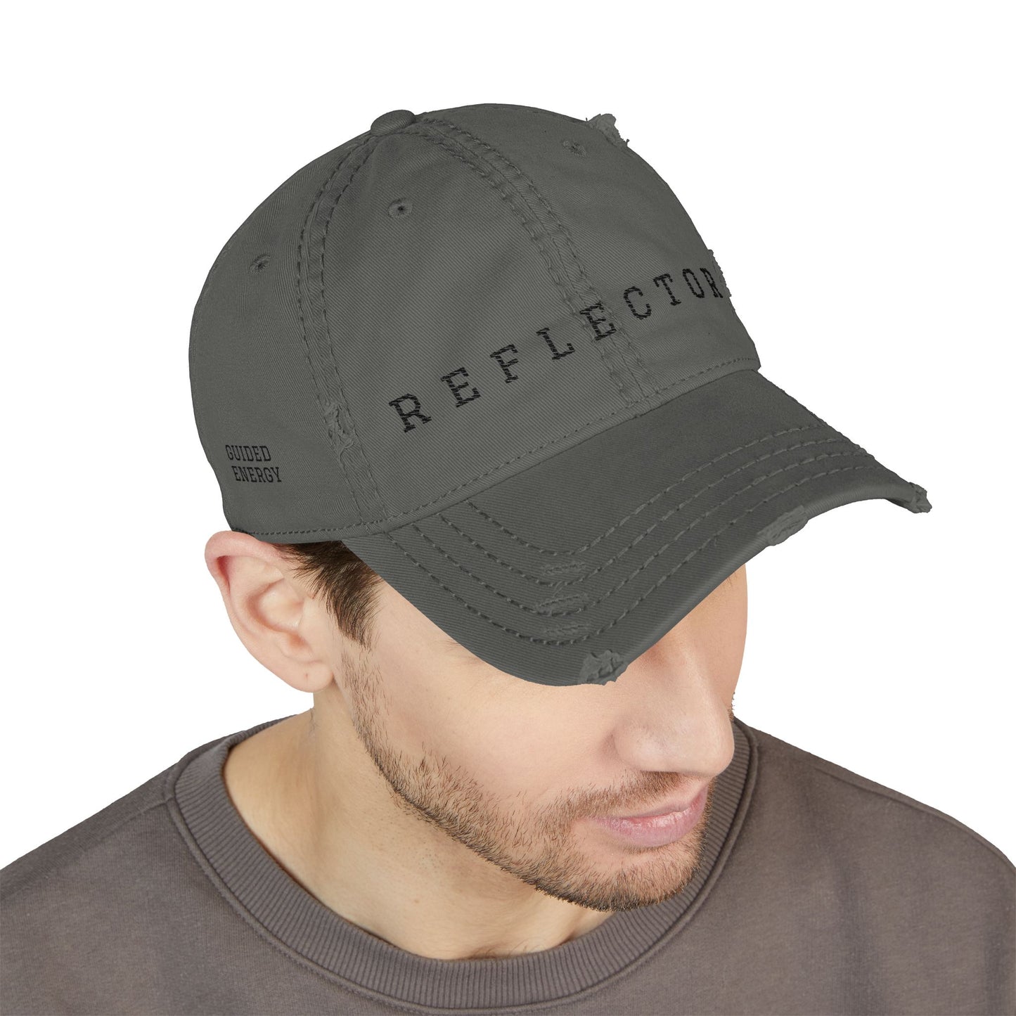 REFLECTOR embroidered distressed hat | vintage baseball cap