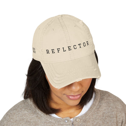 REFLECTOR embroidered distressed hat | vintage baseball cap