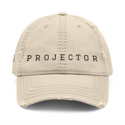 PROJECTOR embroidered distressed hat | vintage baseball cap
