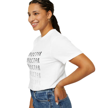 Projector Identity Repetition Unisex T-Shirt