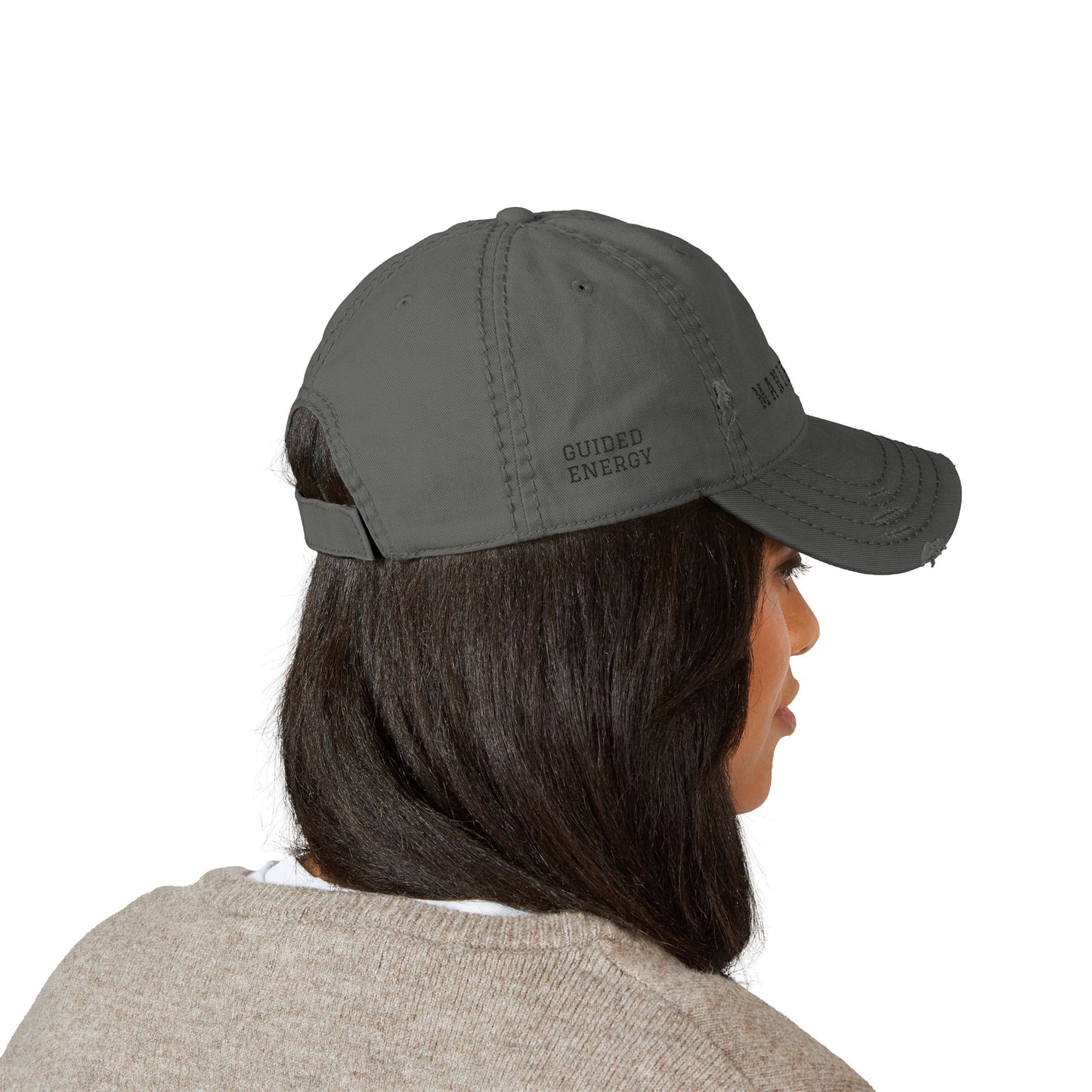 MANIFESTOR embroidered distressed hat | vintage baseball cap