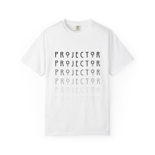 Projector Identity Repetition Unisex T-Shirt