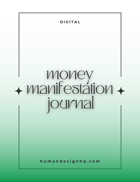 Money Manifestation Journal | Digital Guided Abundance Workbook