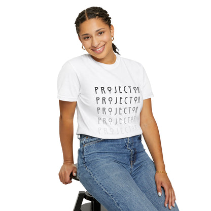 Projector Identity Repetition Unisex T-Shirt