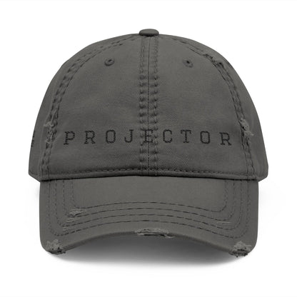 PROJECTOR embroidered distressed hat | vintage baseball cap