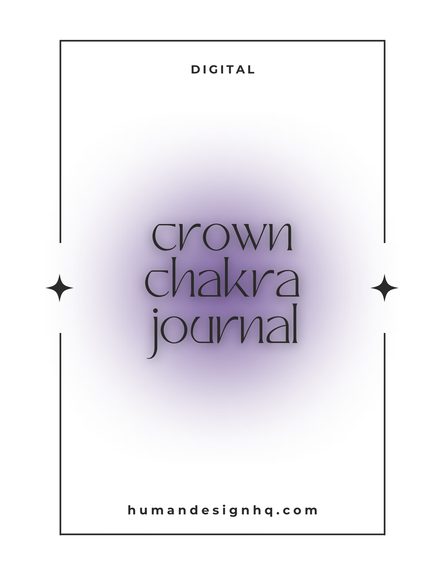 Crown Chakra Journal | A Guided Space for Spiritual Connection & Higher Awareness