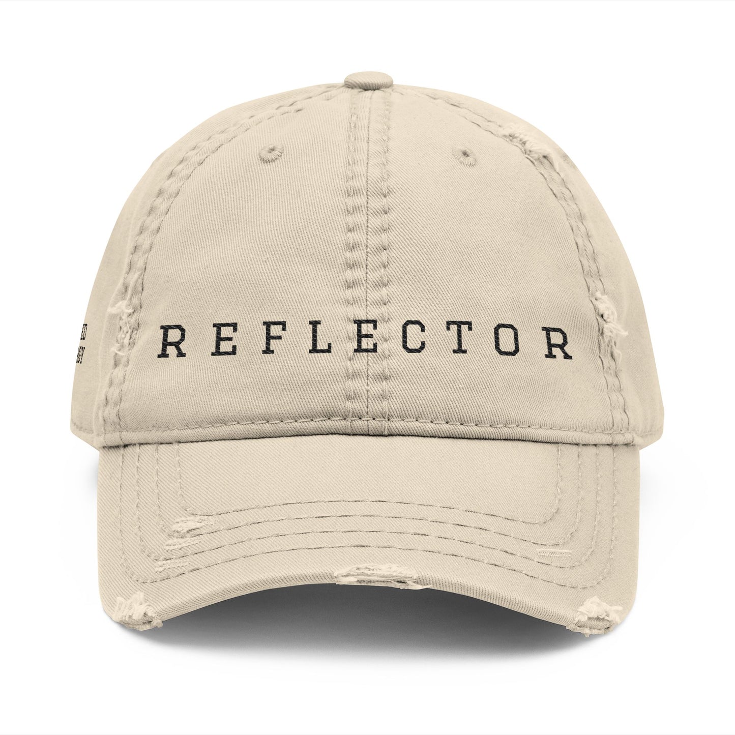 REFLECTOR embroidered distressed hat | vintage baseball cap