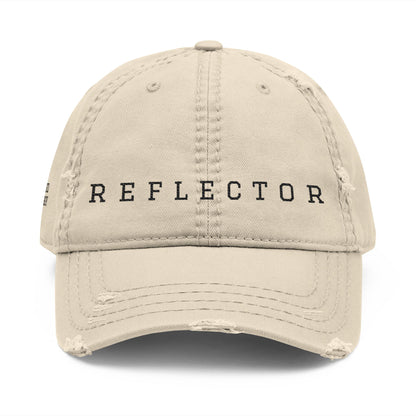 REFLECTOR embroidered distressed hat | vintage baseball cap