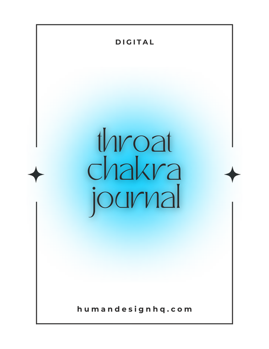 Throat Chakra Journal | A Guided Space for Expression & Truth